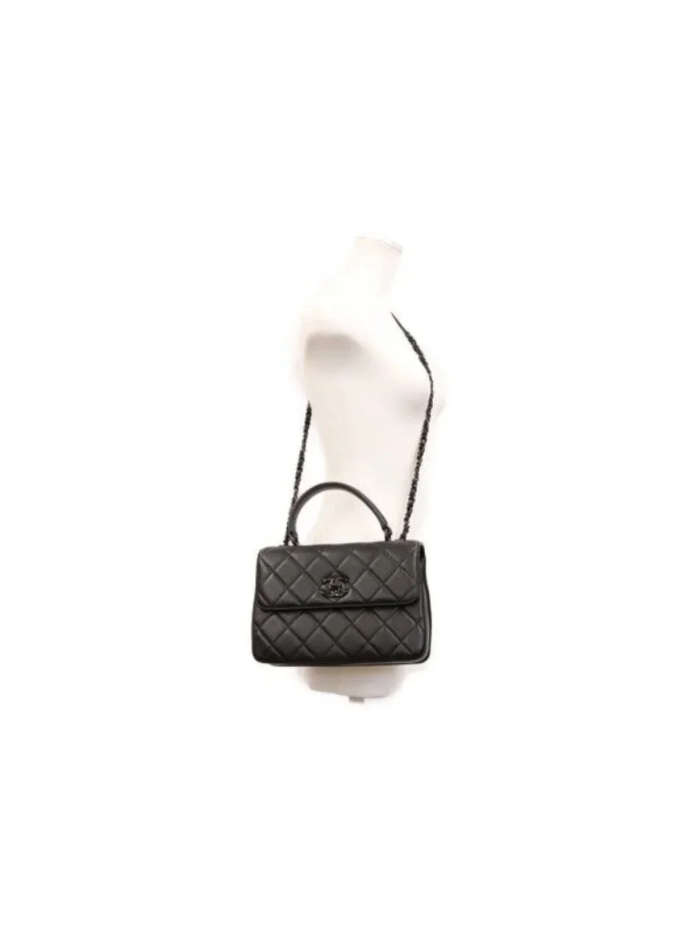 Chanel Black Lamb So Trendy CC Small Shoulder